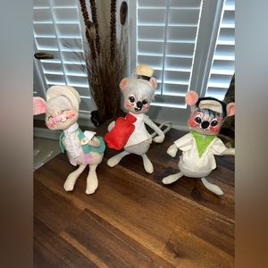 Annalee Bunny and Mouse Collection Lot